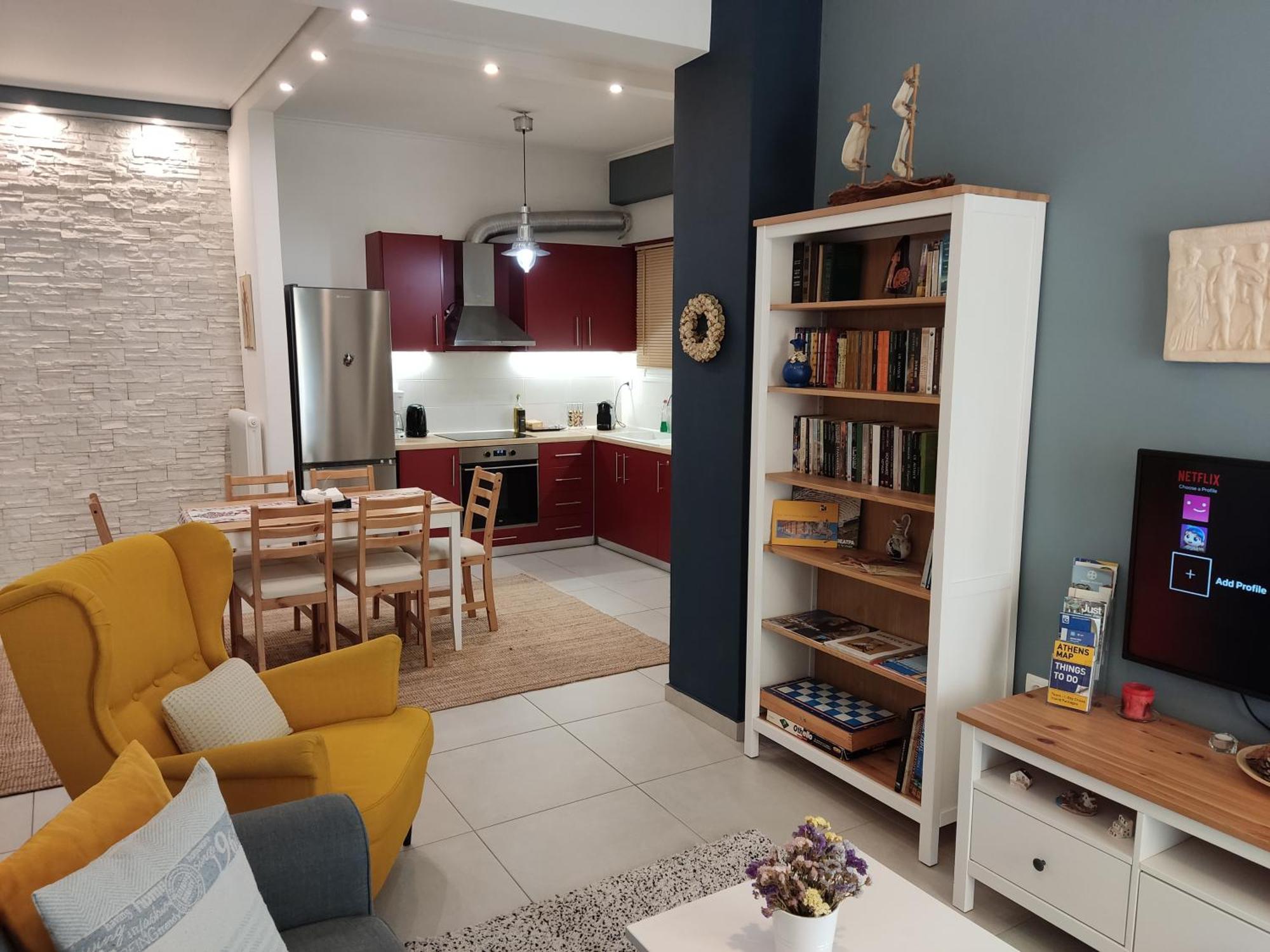Central & Comfortable, 70M² Apt In Neos Kosmos Atina Dış mekan fotoğraf